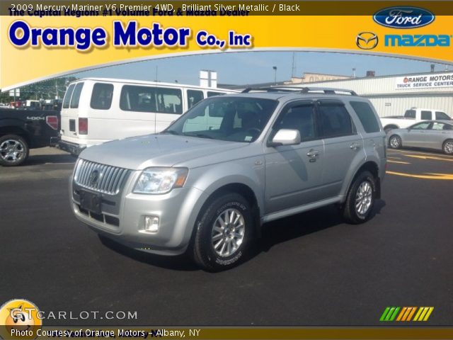 2009 Mercury Mariner V6 Premier 4WD in Brilliant Silver Metallic