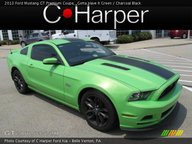 2013 Ford Mustang GT Premium Coupe in Gotta Have It Green