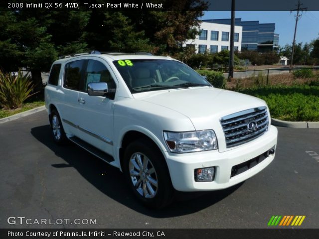 2008 Infiniti QX 56 4WD in Tuscan Pearl White