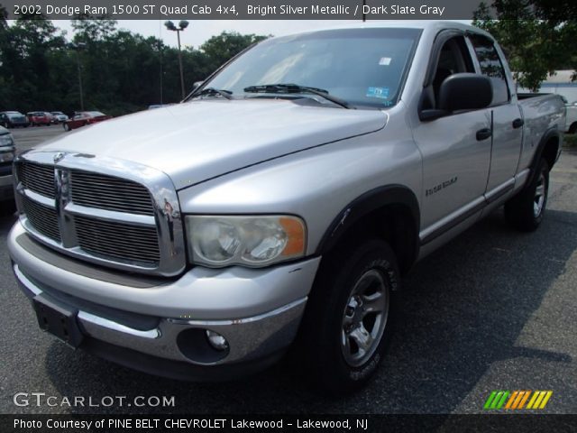 2002 Dodge Ram 1500 ST Quad Cab 4x4 in Bright Silver Metallic