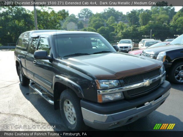 2003 Chevrolet Silverado 1500 Z71 Extended Cab 4x4 in Dark Gray Metallic