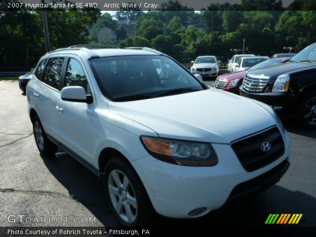 2007 Hyundai Santa Fe SE 4WD in Arctic White