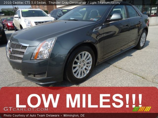 2010 Cadillac CTS 3.0 Sedan in Thunder Gray ChromaFlair