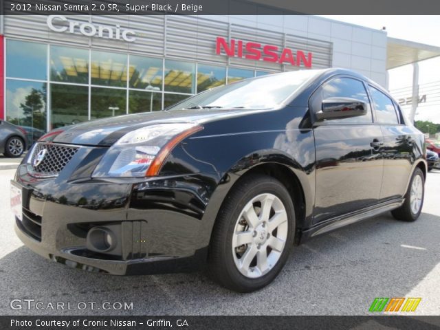 2012 Nissan Sentra 2.0 SR in Super Black