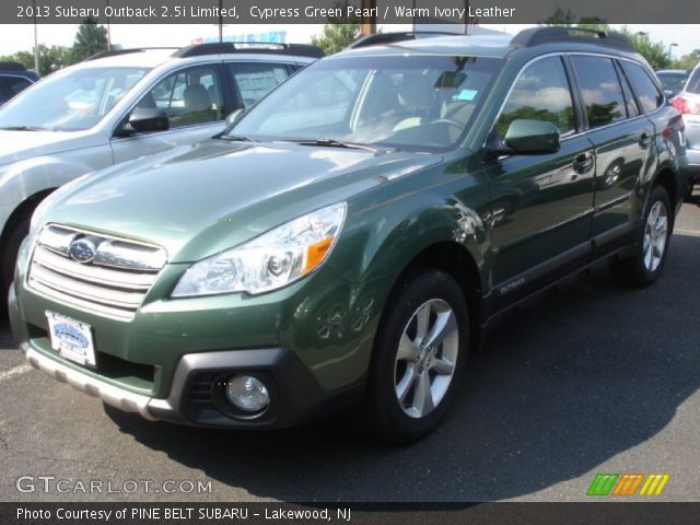 2013 Subaru Outback 2.5i Limited in Cypress Green Pearl