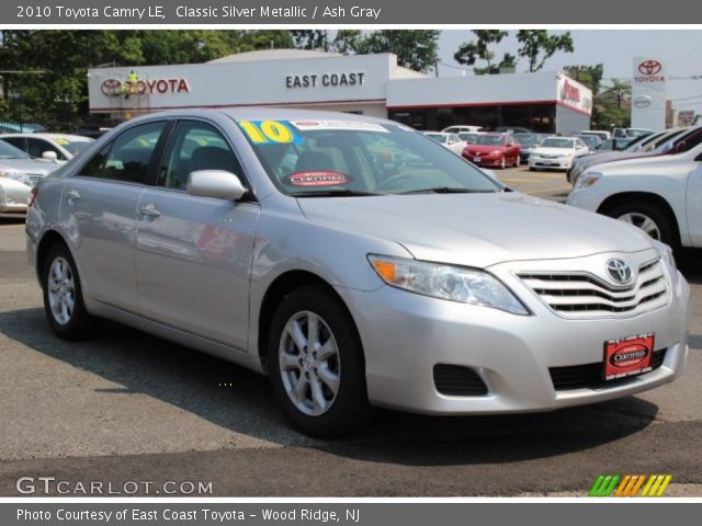 2010 Toyota Camry LE in Classic Silver Metallic
