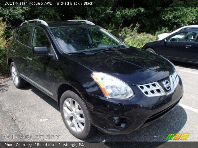 2011 Nissan Rogue S AWD in Wicked Black