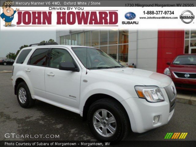 2008 Mercury Mariner V6 4WD in Oxford White