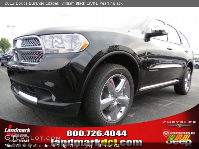 2013 Dodge Durango Citadel in Brilliant Black Crystal Pearl