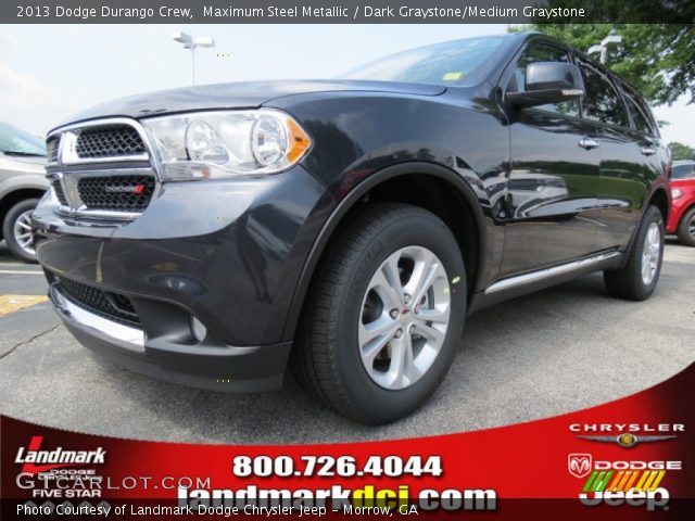 2013 Dodge Durango Crew in Maximum Steel Metallic