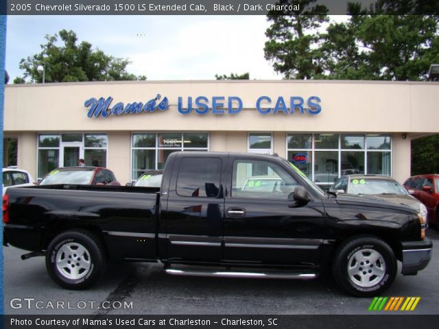 2005 Chevrolet Silverado 1500 LS Extended Cab in Black