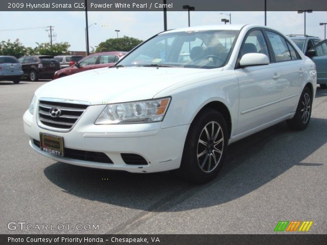 2009 Hyundai Sonata GLS in Powder White Pearl