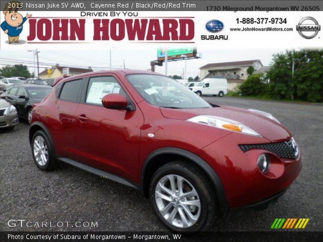 2013 Nissan Juke SV AWD in Cayenne Red