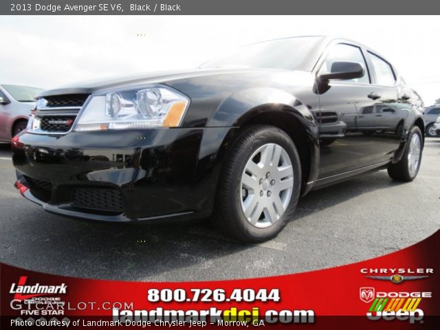 2013 Dodge Avenger SE V6 in Black