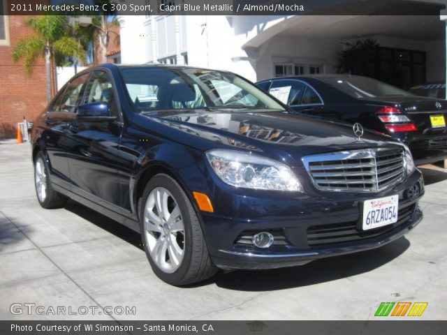 2011 Mercedes-Benz C 300 Sport in Capri Blue Metallic