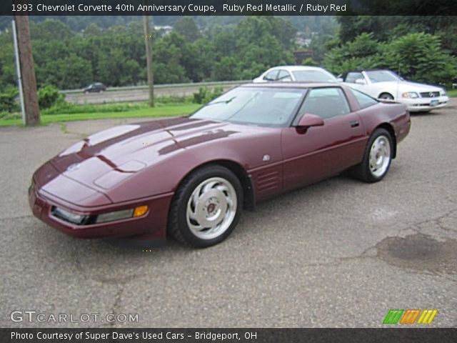 1993 Chevrolet Corvette 40th Anniversary Coupe in Ruby Red Metallic