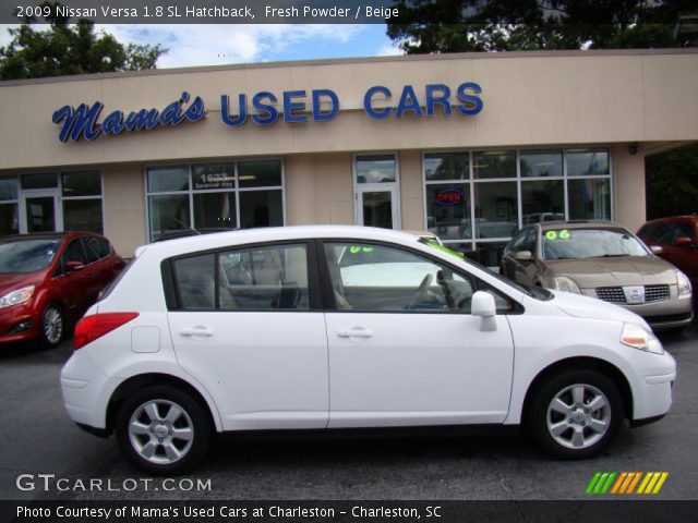 2009 Nissan Versa 1.8 SL Hatchback in Fresh Powder