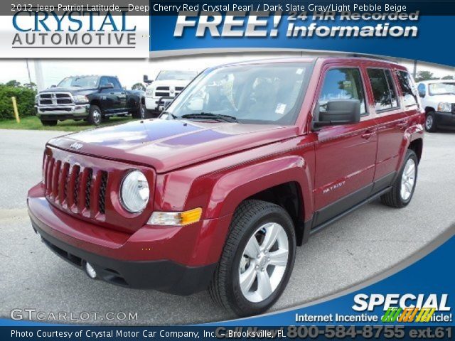 2012 Jeep Patriot Latitude in Deep Cherry Red Crystal Pearl