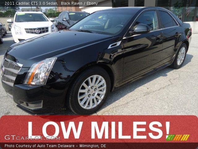 2011 Cadillac CTS 3.0 Sedan in Black Raven