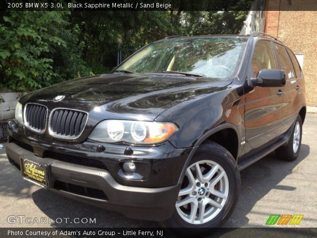 2005 BMW X5 3.0i in Black Sapphire Metallic