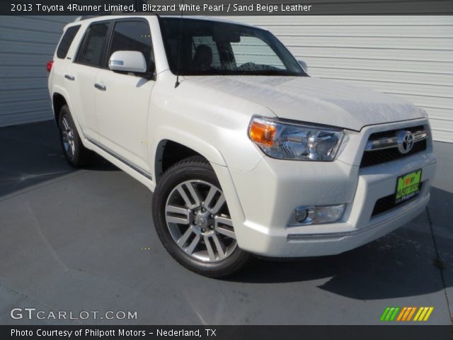 2013 Toyota 4Runner Limited in Blizzard White Pearl