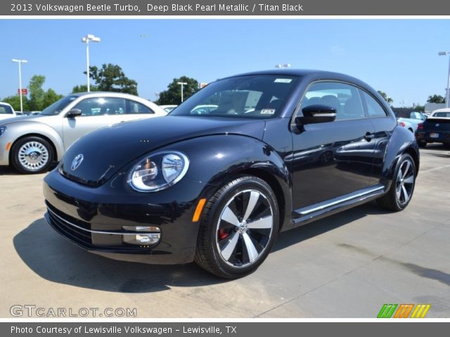 2013 Volkswagen Beetle Turbo in Deep Black Pearl Metallic