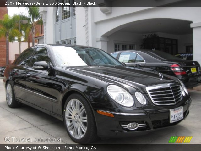2007 Mercedes-Benz E 350 Sedan in Black