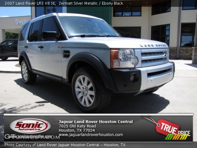 2007 Land Rover LR3 V8 SE in Zermatt Silver Metallic