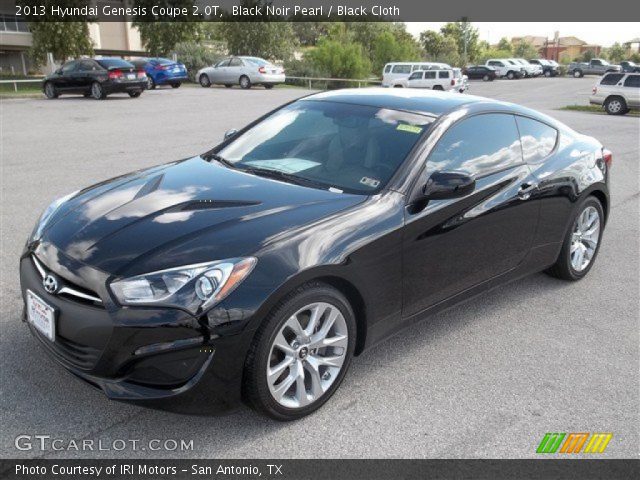 2013 Hyundai Genesis Coupe 2.0T in Black Noir Pearl
