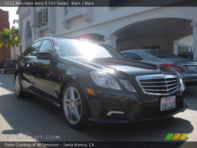 2011 Mercedes-Benz E 350 Sedan in Black
