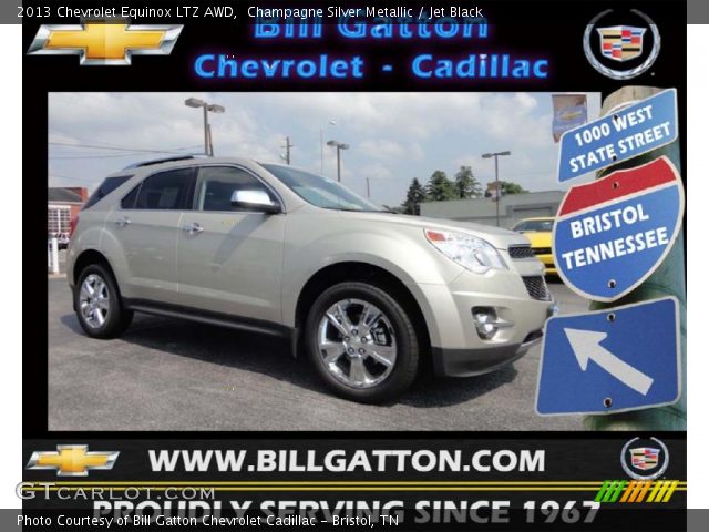 2013 Chevrolet Equinox LTZ AWD in Champagne Silver Metallic