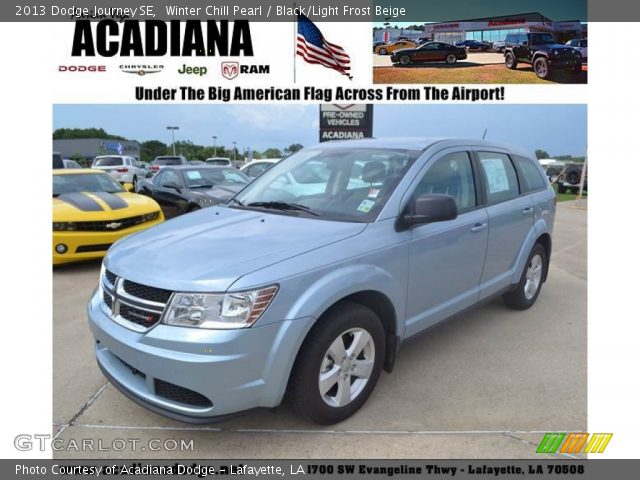 2013 Dodge Journey SE in Winter Chill Pearl