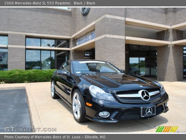 2009 Mercedes-Benz SL 550 Roadster in Black
