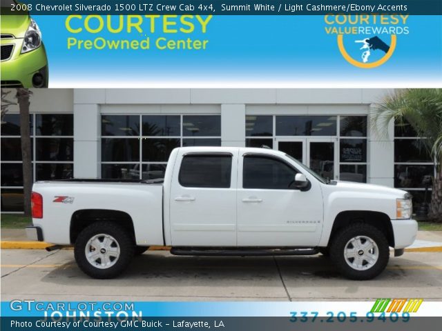 2008 Chevrolet Silverado 1500 LTZ Crew Cab 4x4 in Summit White