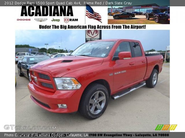2012 Dodge Ram 1500 Sport Quad Cab 4x4 in Flame Red