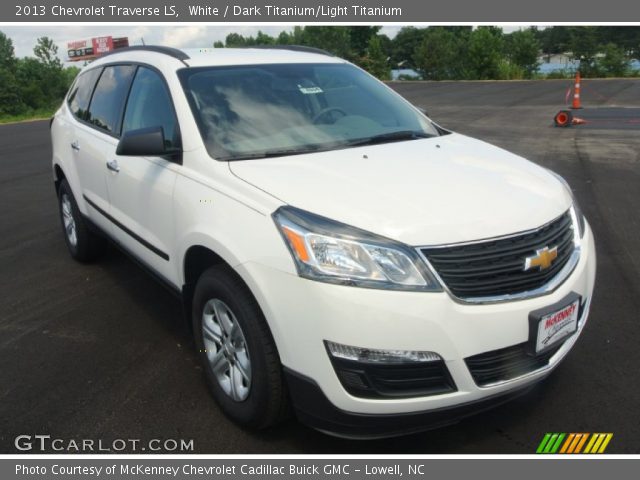2013 Chevrolet Traverse LS in White
