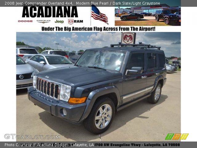 2008 Jeep Commander Overland 4x4 in Modern Blue Pearl