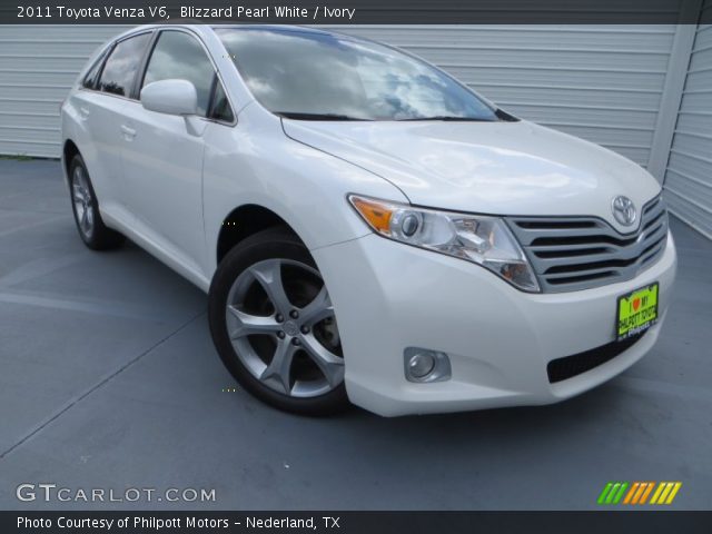 2011 Toyota Venza V6 in Blizzard Pearl White