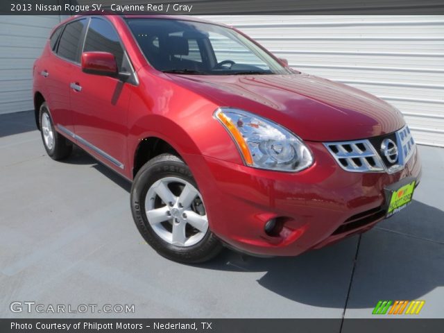 2013 Nissan Rogue SV in Cayenne Red
