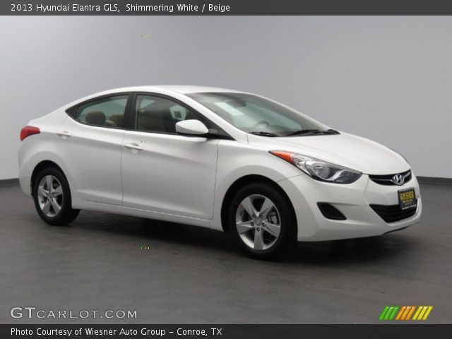 2013 Hyundai Elantra GLS in Shimmering White