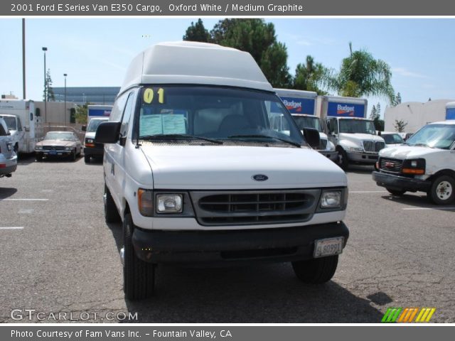 2001 Ford E Series Van E350 Cargo in Oxford White