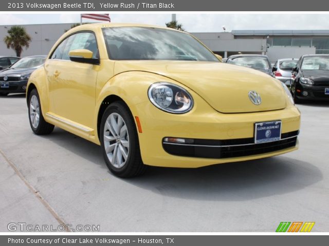 2013 Volkswagen Beetle TDI in Yellow Rush