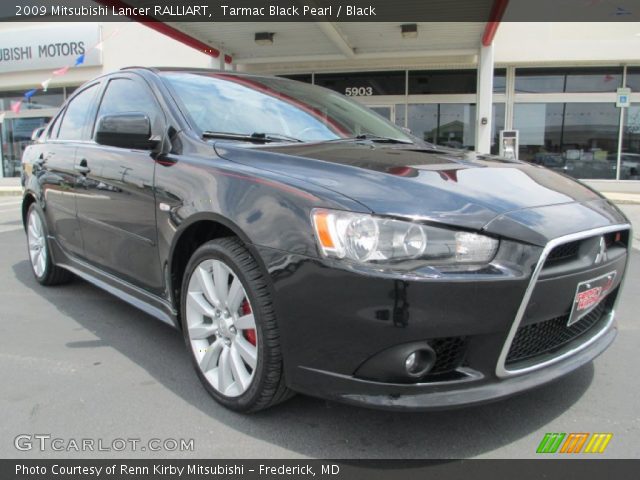 2009 Mitsubishi Lancer RALLIART in Tarmac Black Pearl
