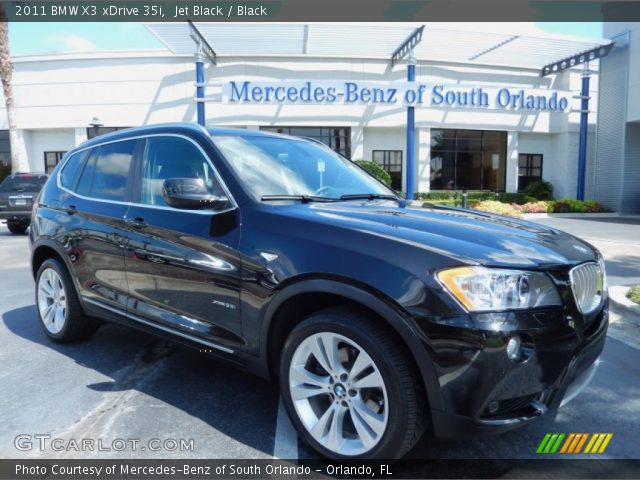 2011 BMW X3 xDrive 35i in Jet Black