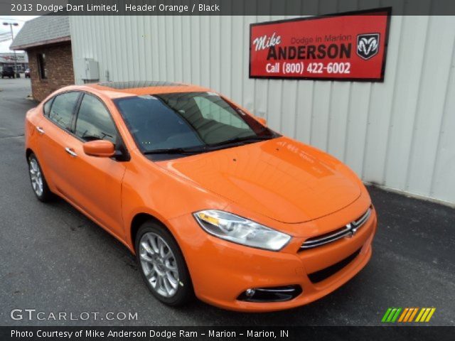 2013 Dodge Dart Limited in Header Orange