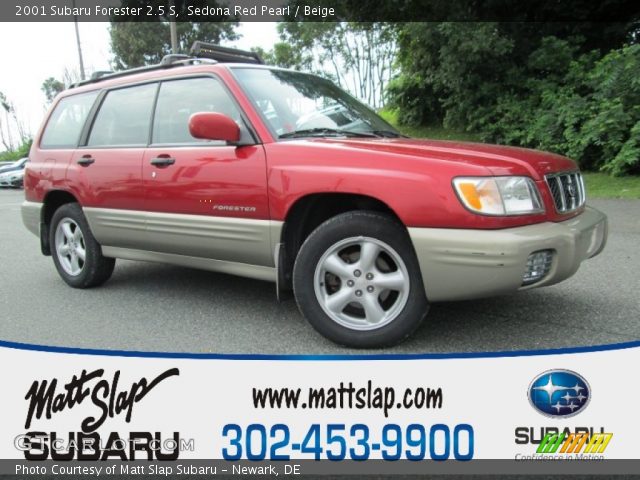 2001 Subaru Forester 2.5 S in Sedona Red Pearl