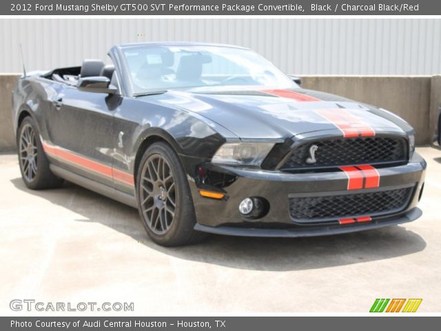 2012 Ford Mustang Shelby GT500 SVT Performance Package Convertible in Black