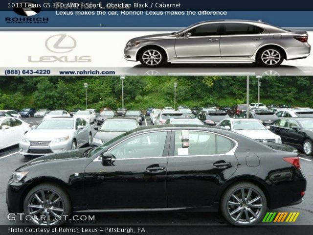 2013 Lexus GS 350 AWD F Sport in Obsidian Black