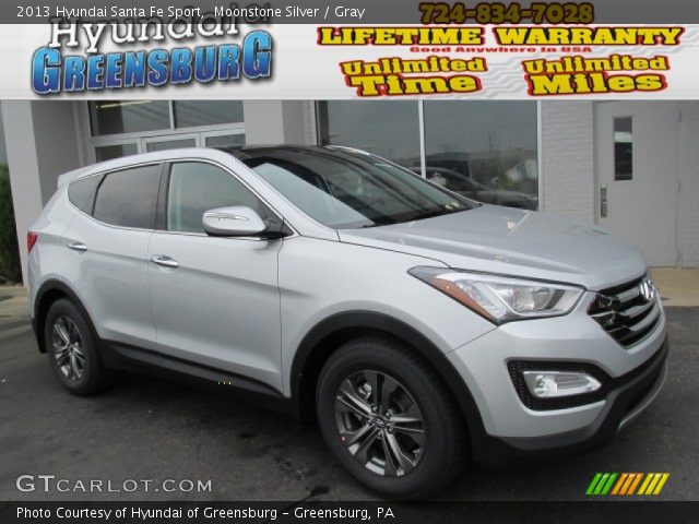2013 Hyundai Santa Fe Sport in Moonstone Silver