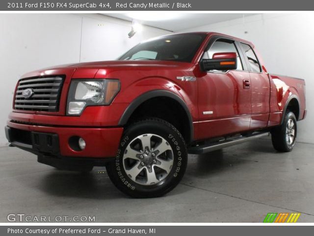 2011 Ford F150 FX4 SuperCab 4x4 in Red Candy Metallic